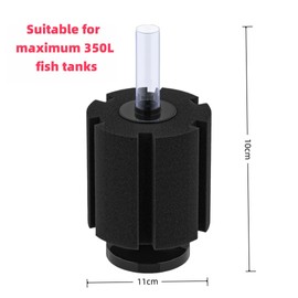 Aquarium Sponge Filter, Bio-Filtration System for Fish Tank, Betta Tank & Breeding Aquariums – Gentle Flow for Fry, Shrimp & Sensitive Species (Up to 350L)