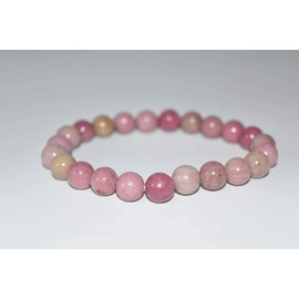 Nature's Enlightenment Rhodochrosite Crystal Bracelet 8mm
