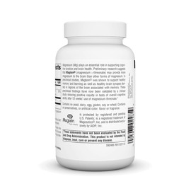 Source Naturals Source Naturals Magtein Magnesium L-Threonate 667mg Supports Focus, Mood, Healthy Memory, Cognitive Function, Sleep* - 90 Capsules