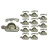 QCAA Steel Window Sash Lock, CTC 2", Satin Nickel, 12