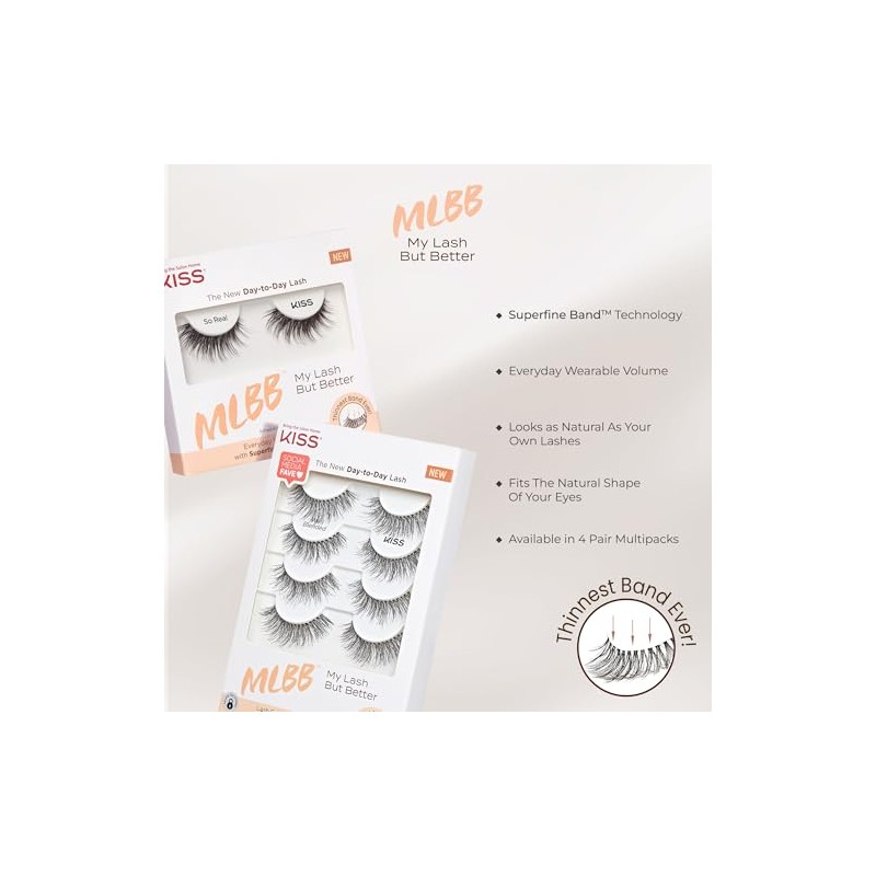 KISS MLBB My Lash But Better Lashes - Blessed