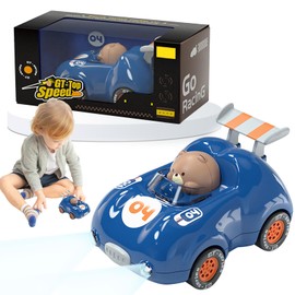 TZQFROCE Car Toy from 1 Year with Light Pull Back Cars for Boys and Girls Cartoon Toy Car Party Gifts for Children