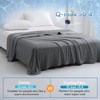 MR&HM Cooling Blanket Throw, Breathable Summer Blanket for Hot Sleepers,