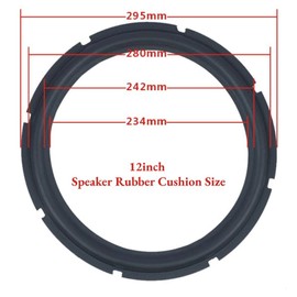 Universal Speaker Foam Edge Foam Repair Woofer Bass Speaker Surrounds Circle Foam Rubber for Bass Speaker 12 Inch