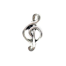Musical Note Treble Clef Beads for 550 Paracord Bracelets, Key Chains and Lanyards - Available in Single, 5, 10, and 20 Packs (Single)