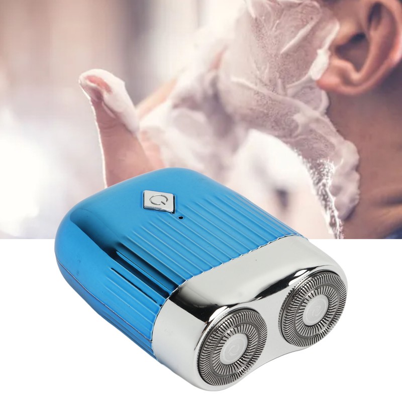 Electric Hair Clipper Double Cutter Heads Washable Stainless Steel Men