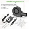 WDERAIR 97mm x 33mm BBQ Blower Fan 12V with 120V