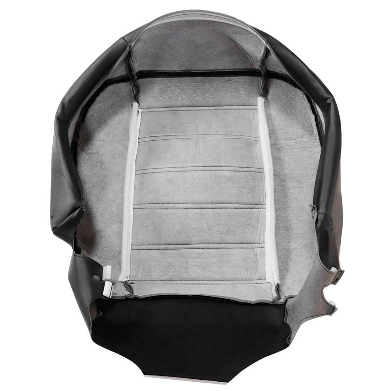 NLQR Front Driver Side Seat Bottom Seat Cover Black Microfiber