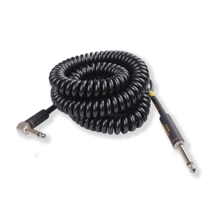 M MAKA Premium Guitar Coil Cable 40 Feet, Instrument Coiled
