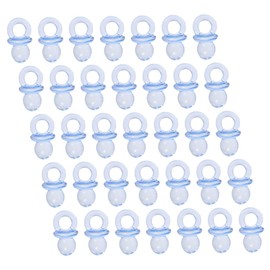 FRCOLOR 150 pcs Mini Acrylic Clear Pacifiers for Shower Games Cute Boy Decorations Multipurpose Party Favors Sturdy Safe Design for Newborn Celebrations