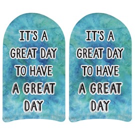 sockprints Inspirational Socks for Women - Positive Affirmation Socks, Inspirational Gifts - Over 12 Styles (Today is a Great Day to Have a Great Day)
