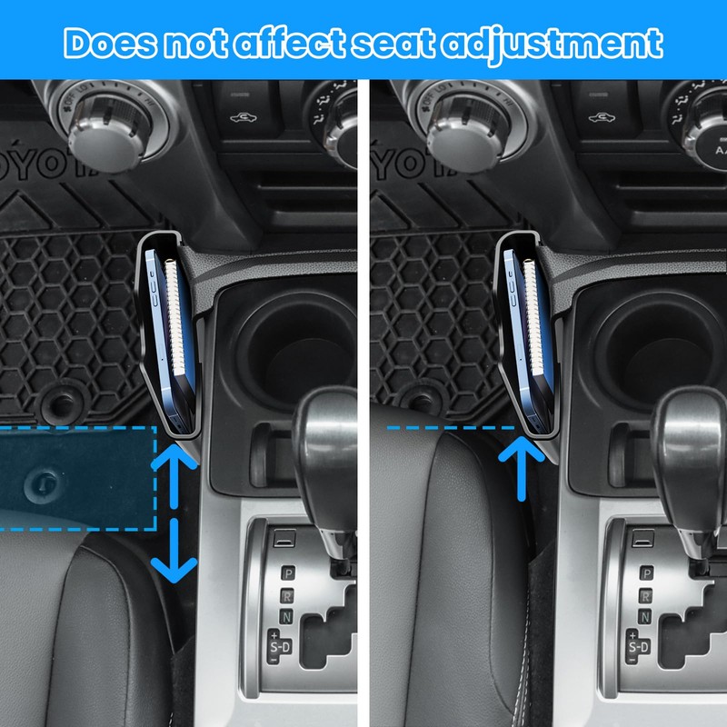 DIAMOOKY 3PCS Center Console Organizer Compatible with Toyota 4Runner 2024