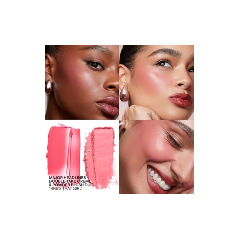 Patrick Ta Mini Major Headlines Double-Take Crème & Powder Blush
