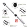 MoJoTools MoJoTools Quick-Release Ratchet-Wrench Set 1/4" 3/8" 1/2" Ratchet Drive