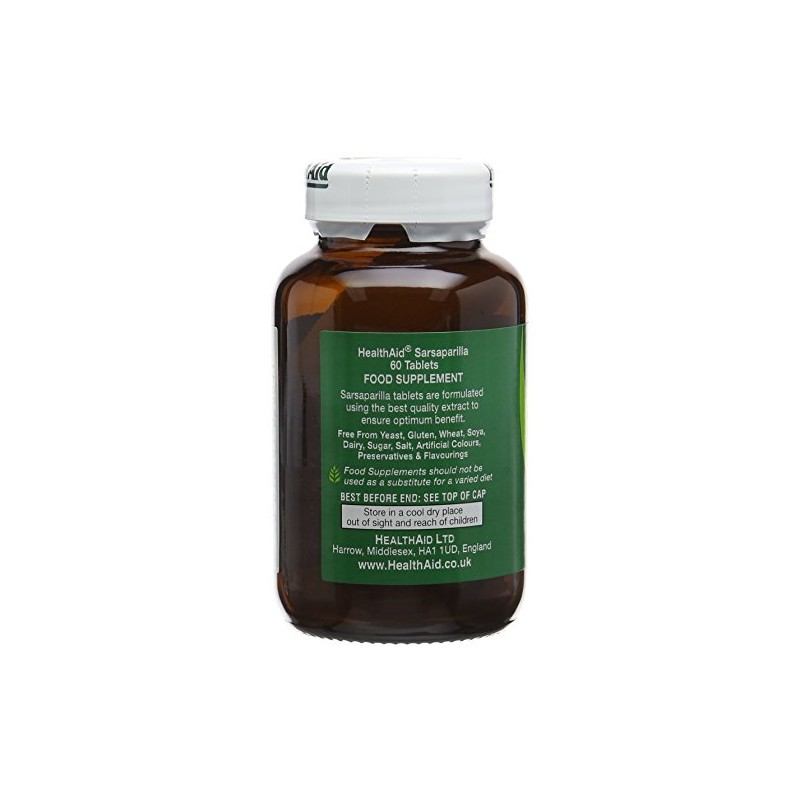 HealthAid Sarsaparilla 560mg 60 Tablets