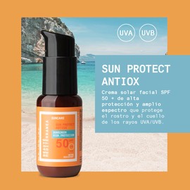 Beauté Mediterranea Beauté Mediterranea Sun Protect Antiox Sun Cream for Face SPF 50 Lightweight and Moisturising Protects Face