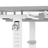 COSVALVE Gray Height Adjustable Kids Study Desk Table Chair Set
