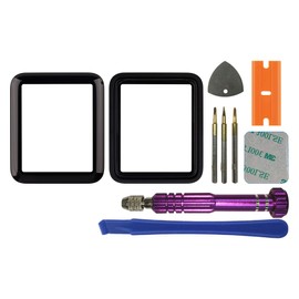 swark Display Glass Front Glass Repair Kit Compatible with iWatch Series 1 38 mm (1st Generation) Sport Version A1802 A1553 Includes Tool Kit