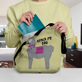 Bang Tidy Clothing Tote Bags For Women Alpaca my bag Printed Fabric Shopper Bag Gifts