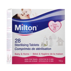 Milton Maximum Protection Sterilising Tablets, 28 Tablets, 112g