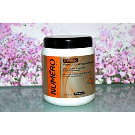 BRELIL Numero Restructuring Cream Mask Hair with Oat Extracts (33.81 fl.oz)