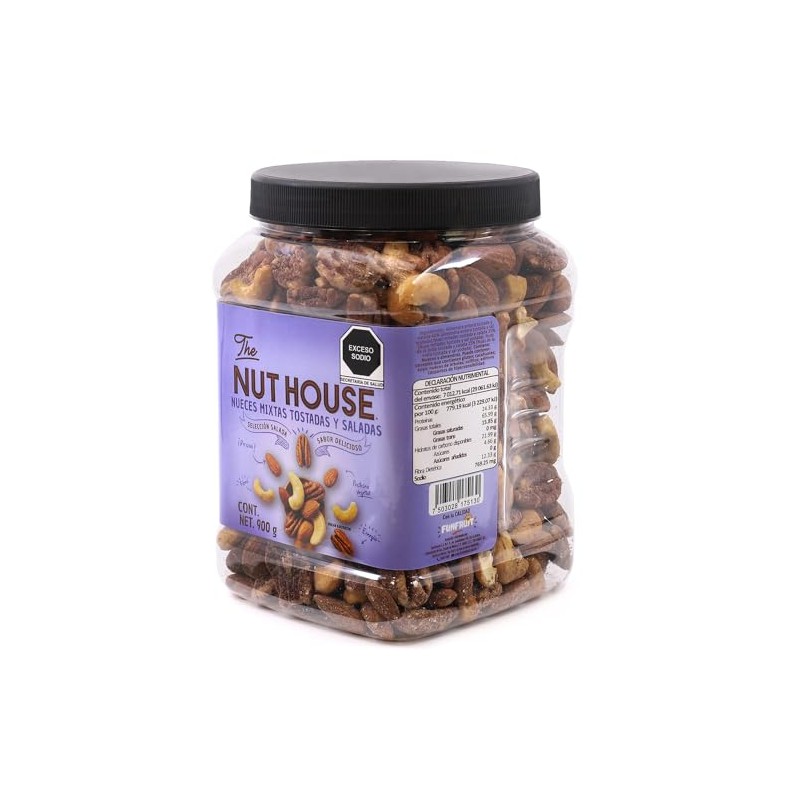 The Nut House - Mezcla de Nueces Tostadas y Saladas