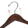 Quality Hangers Wooden Hangers Beautiful Sturdy Suit Coat Curved Hangers