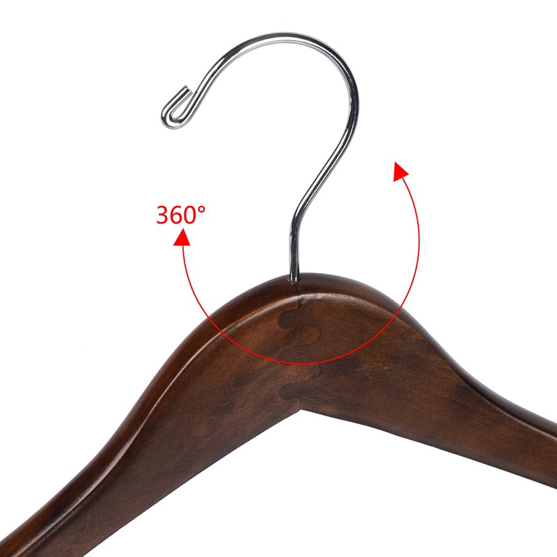Quality Hangers Wooden Hangers Beautiful Sturdy Suit Coat Curved Hangers