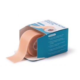 Parches de Silicona para Cicatrices en Rollo, Cinta de Silicona de Grado Médico de 4cm x 1.5m, Tratamiento Eficaz para Cesáreas, Cirugías, Quemaduras 