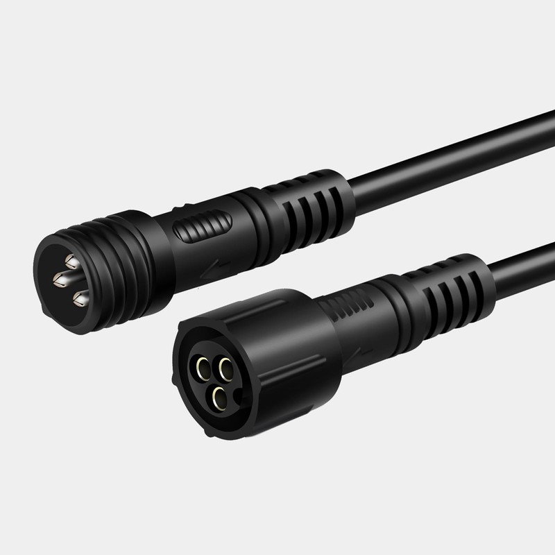 XRIDONSEN 6.56 FT 2 Meter 3 Pin Extension Cord Cable
