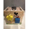 Melissa & Doug Mickey Mouse Wooden Shape Sorting Cube, Ages