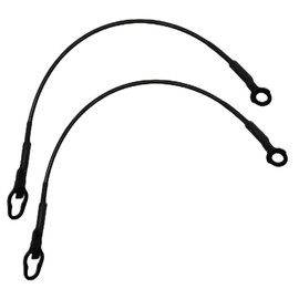 Loomyar 1 Pair Tailgate Support Cable for Ford F-150 F-250 F-350 1987-1997 Replaces F7TZ-9943052-A F7TZ-9943053-A