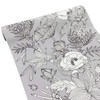 Elegant Lily Lotus Floral Adhesive Shelf Liner Peel & Stick