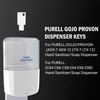 2 Pack Hand Sanitizer Soap Dispenser Key Compatible with Purell