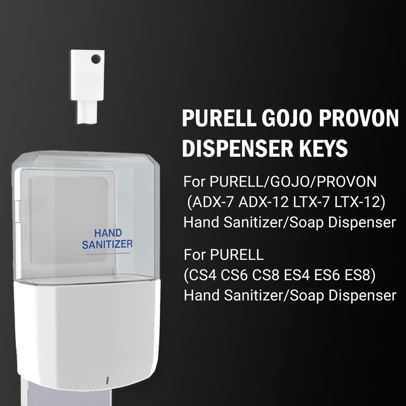 2 Pack Hand Sanitizer Soap Dispenser Key Compatible with Purell