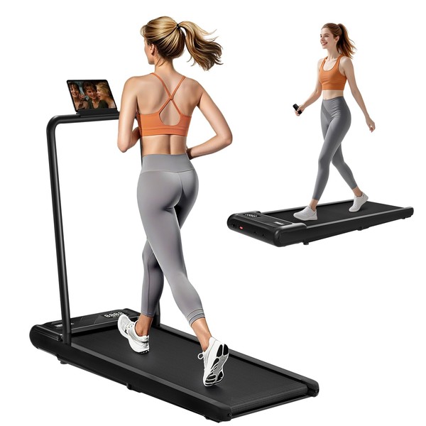 MoonFox Walking Pad Treadmill, 3 in 1 Under Desk Treadmills