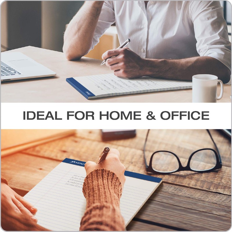 Ampad 20320 Perforated Writing Pad, 8 1/2 x 11 3/4,