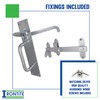 IRONTITE® Suffolk Latch BZP, Garden Gate Latch for Wooden Gates,