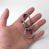 PPFISH Titanium Heavy Duty Carabiner Keychain, EDC Quick Release Hooks