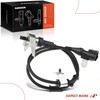 A-Premium Sensor de velocidad de rueda delantera izquierda ABS –