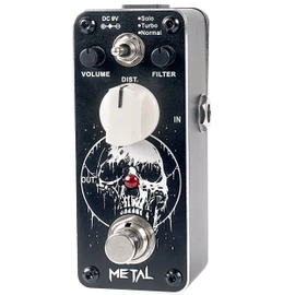 Sondery Metal Distortion Pedal for Electric Guitars, 3 Modes of Solo Turbo and Normal, Warm Smooth Wide Range of Vintage Distortion Sound, Mini Effect Pedal True Bypass, Art Design Series