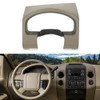 PIT66 Beige Instrument Cluster Dash Bezel Trim, Compatible with Ford