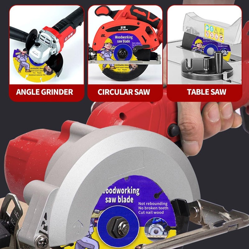 2 pieces saw blade for angle grinder, wood cutting disc,