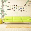 DaraBaby Vinil Decorativo Sala Habitación Árbol Porta Retratos Aves