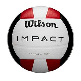 Wilson Impact Volleyball, Red/White/Black