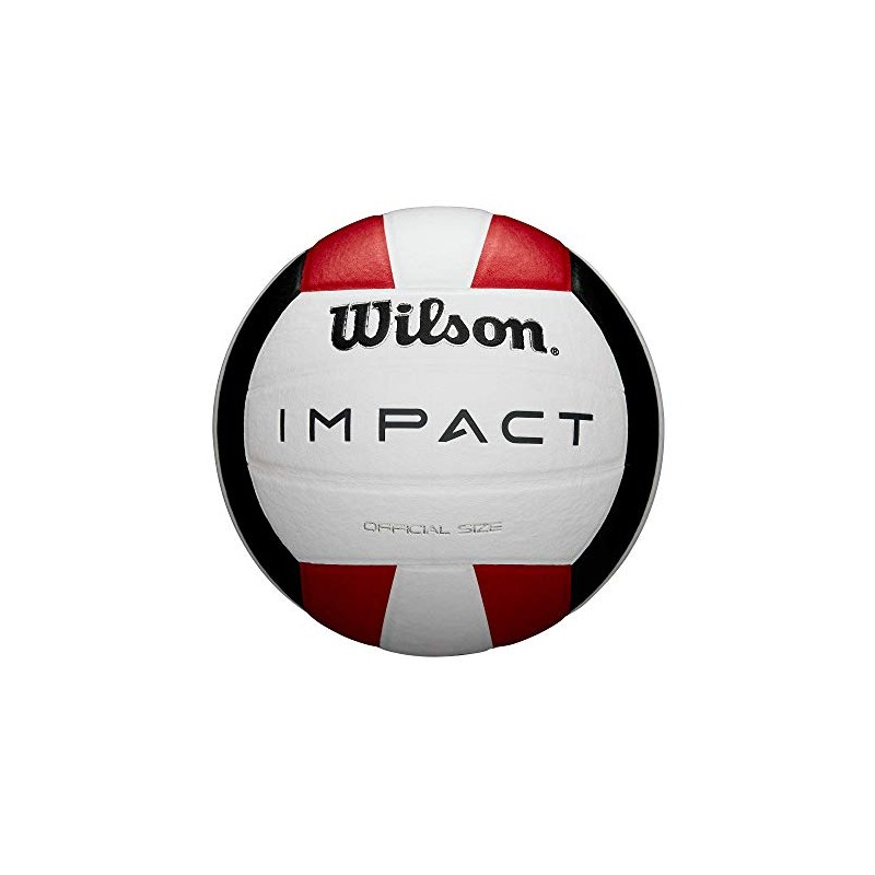 Wilson Impact Volleyball, Red/White/Black