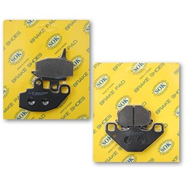 FRONT&REAR BRAKE PADS for KAWASAKI KLR 650, 1987-2007 KLR650 KL 650 KL650 (LD307 LD309)