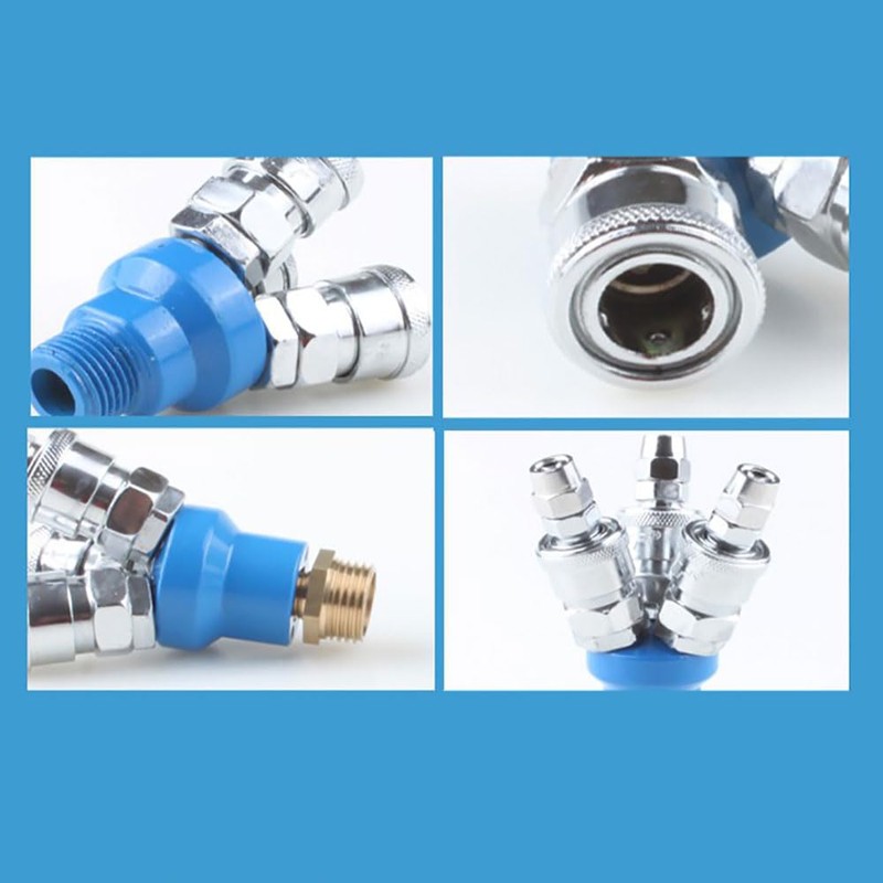 TopHomer 1/4'' Air Inlet Thread Air Compressor Connector Round Quick