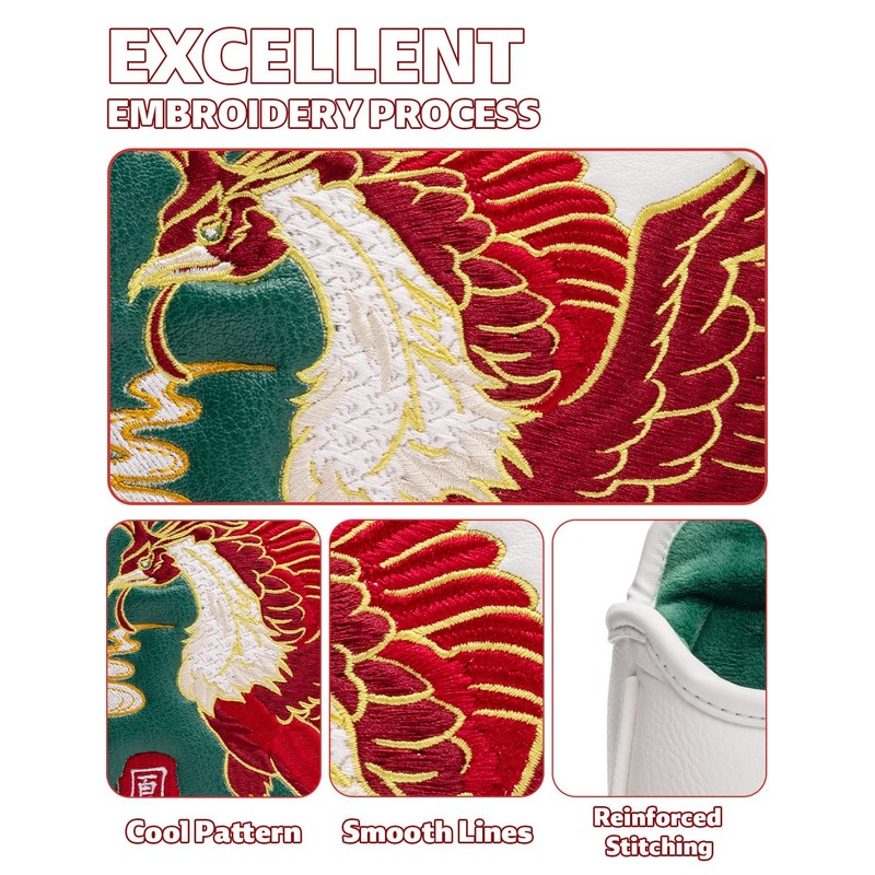 YXFSG Golf Head Covers, Phoenix Style Hybrid Headcover, Unique Design