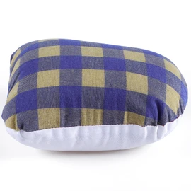 MOLIGOU Tailors Ham, Pressing Tool for Ironing, Sewing Ham for Dart, Sleeve, Curved Seam (Blue and Yellow Plaid)